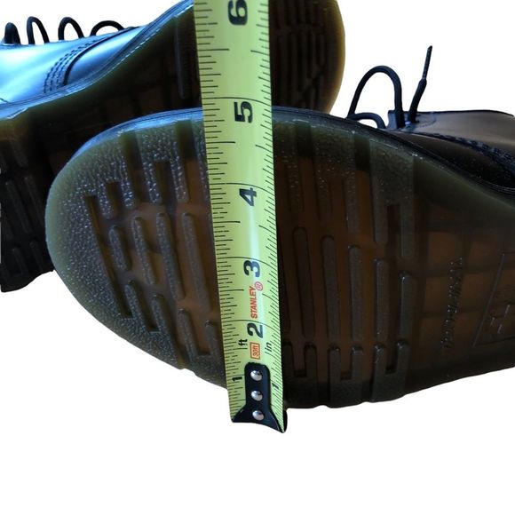 Dr. Martens Smooth Black Leather Ankle Boots NWOT - Picture 7 of 13